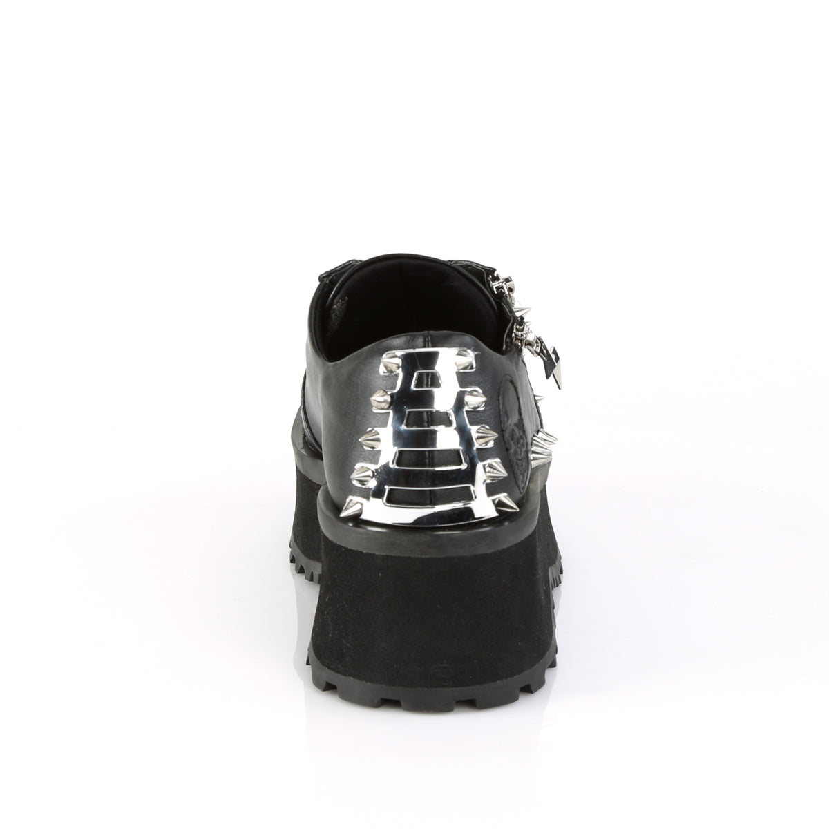 DemoniaCult Stivali da uomo GRAVEDIGGER-04 pelle vegana BLK