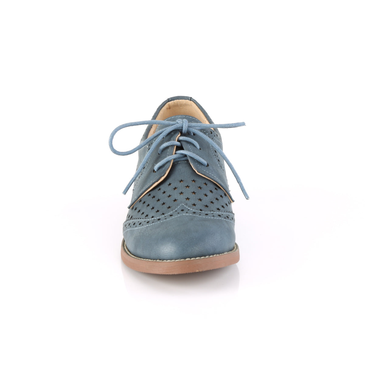 Pin Up Couture Pompe da donna HEPBURN-26 Pietra in ecopelle blu