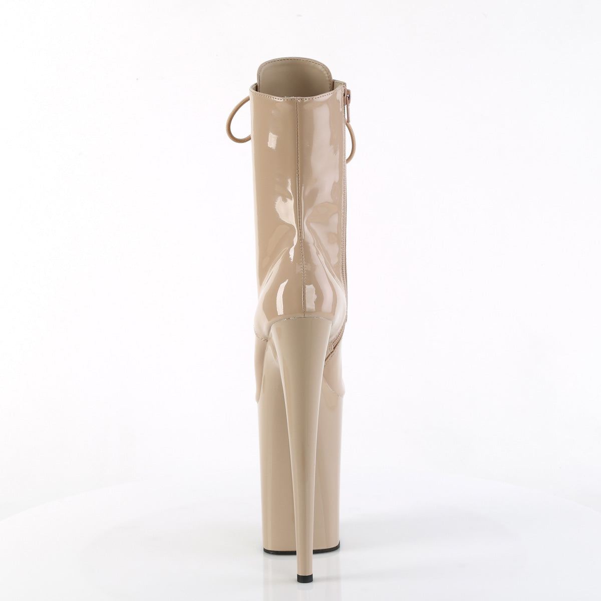 Pleaser Ankle Boots INFINITY-1020 Nude Pat/Nude