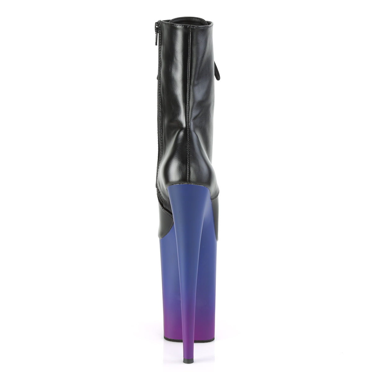 Pleaser Stivaletti da donna INFINITY-1020BP BLK in ecopelle / blu-viola ombre