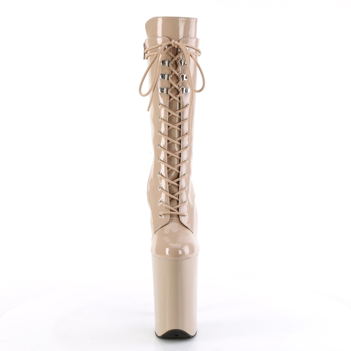 Pleaser Stivali alla caviglia INFINITY-1050 nudo pat/nudo