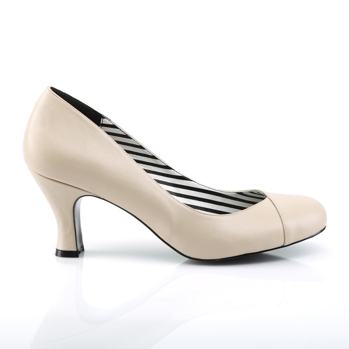 Pleaser Pink Label Pompe da donna JENNA-01 Crema in ecopelle