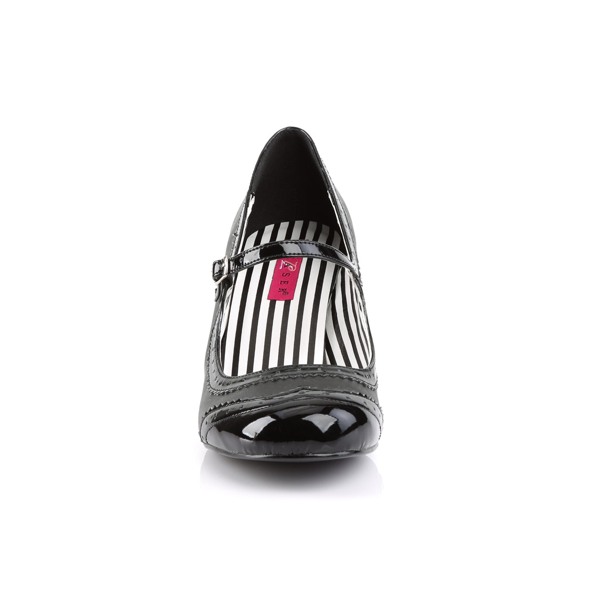 Pleaser Pink Label Pompe da donna JENNA-06 BLK Faux Pelle-PAT