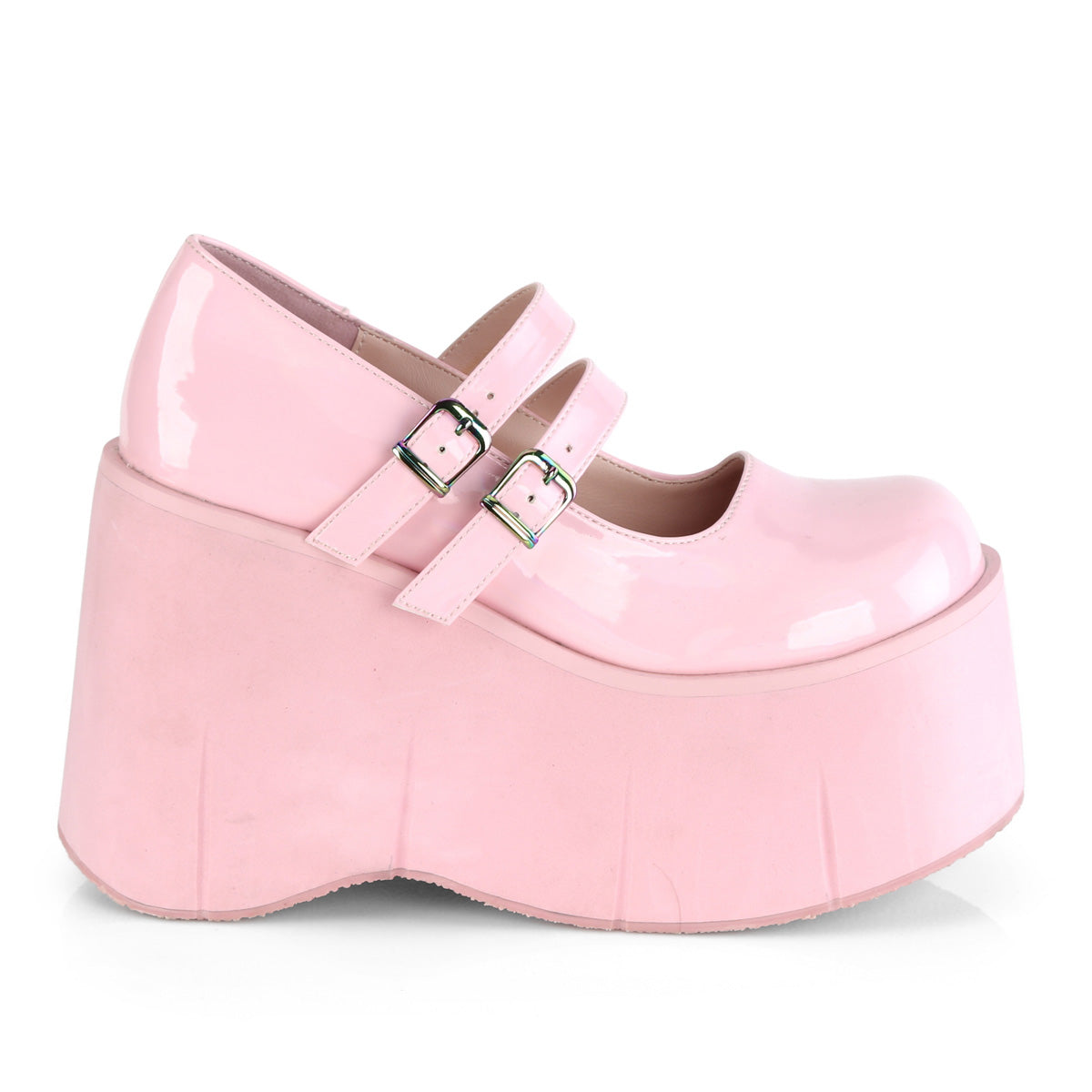 DemoniaCult Pumps KERA-08 B. Pink Hologram