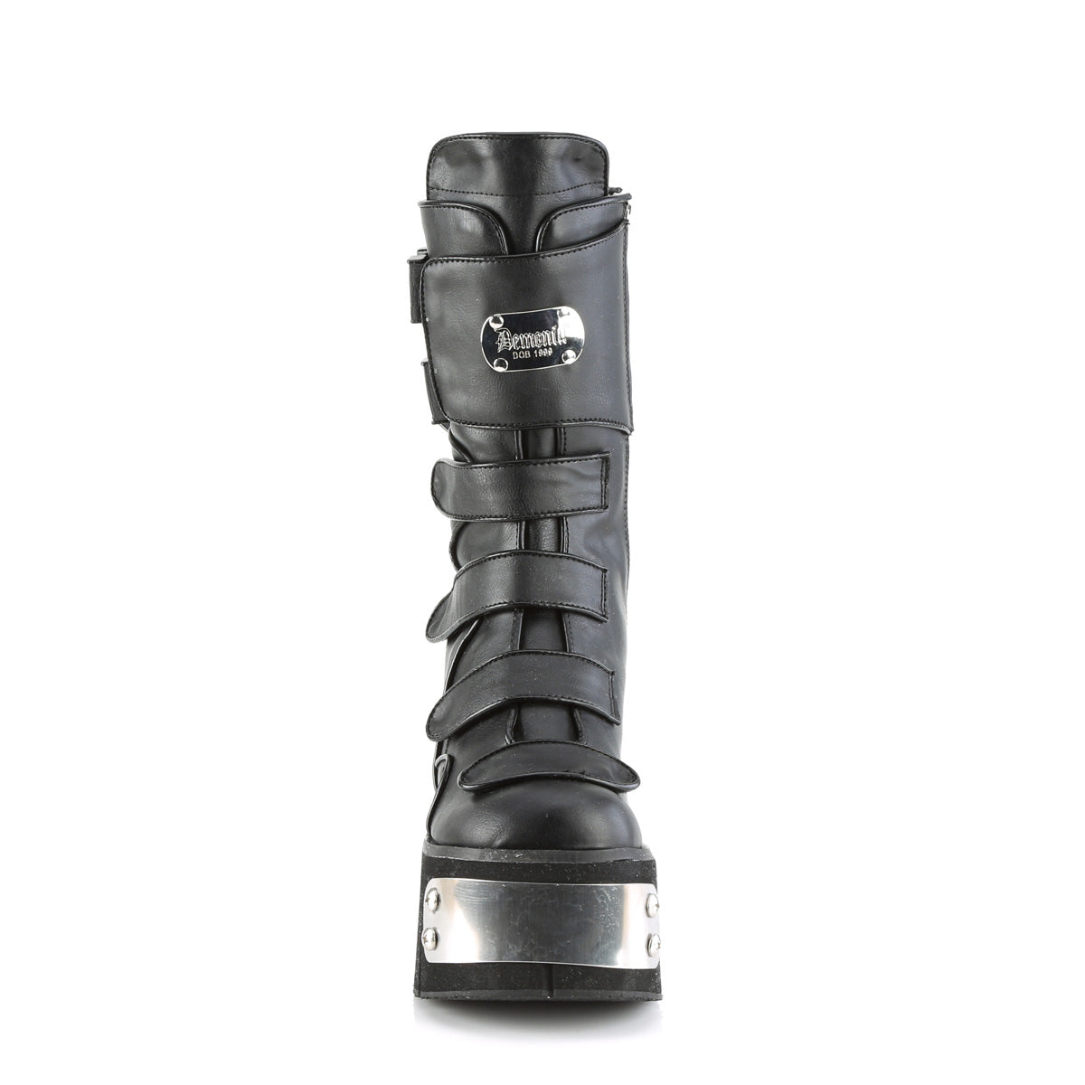 DemoniaCult Boots KERA-108 Blk Vegan Leather
