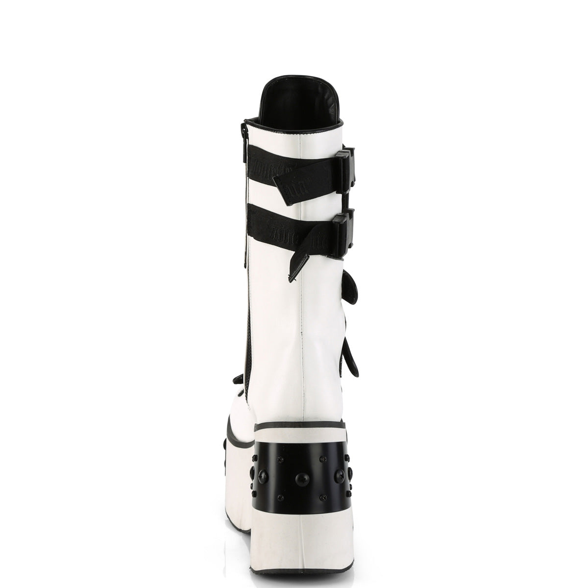 DemoniaCult Stivali KERA-108 pelle vegana WHT