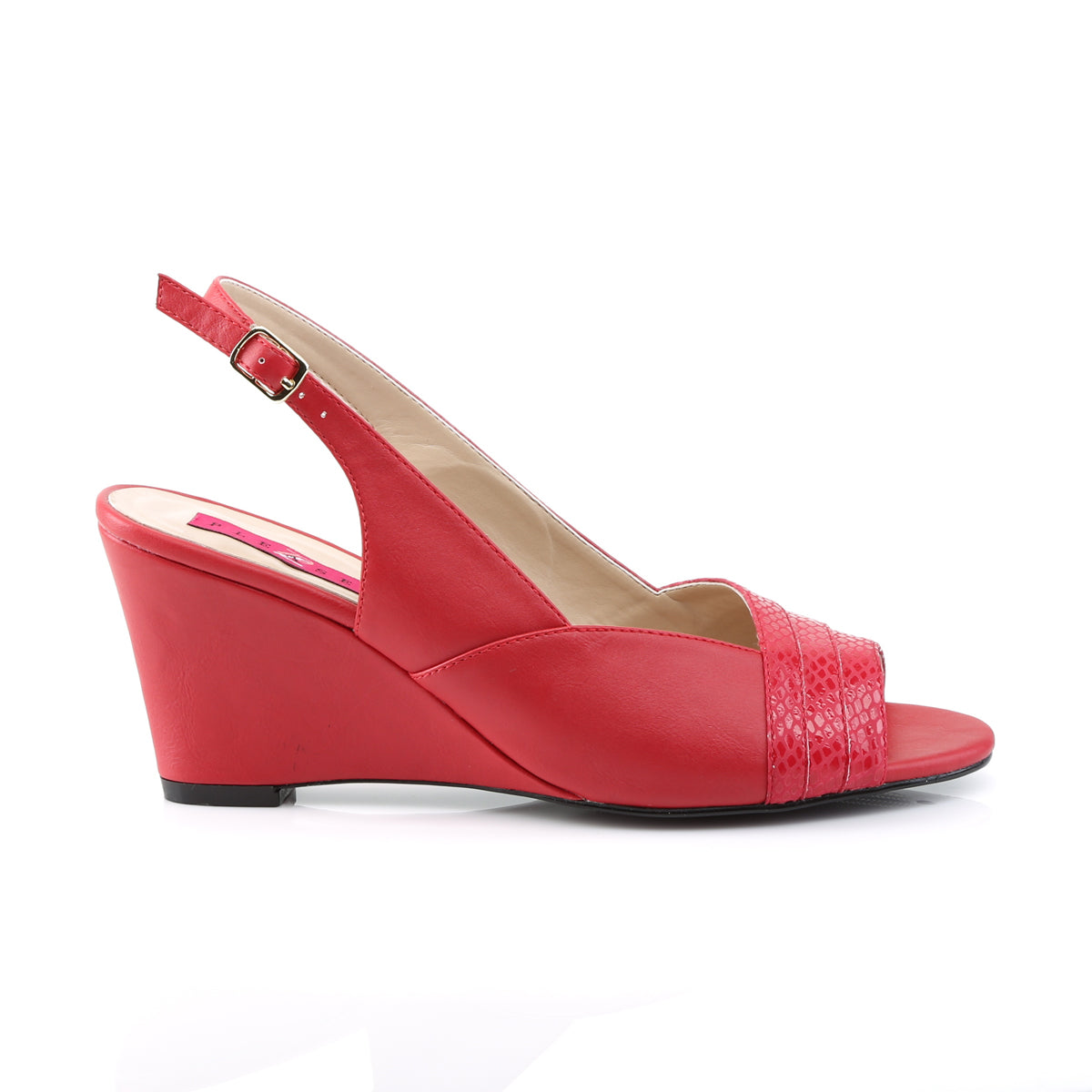 Pleaser Pink Label Pompe da donna KIMBERLY-01sp in ecopelle rossa