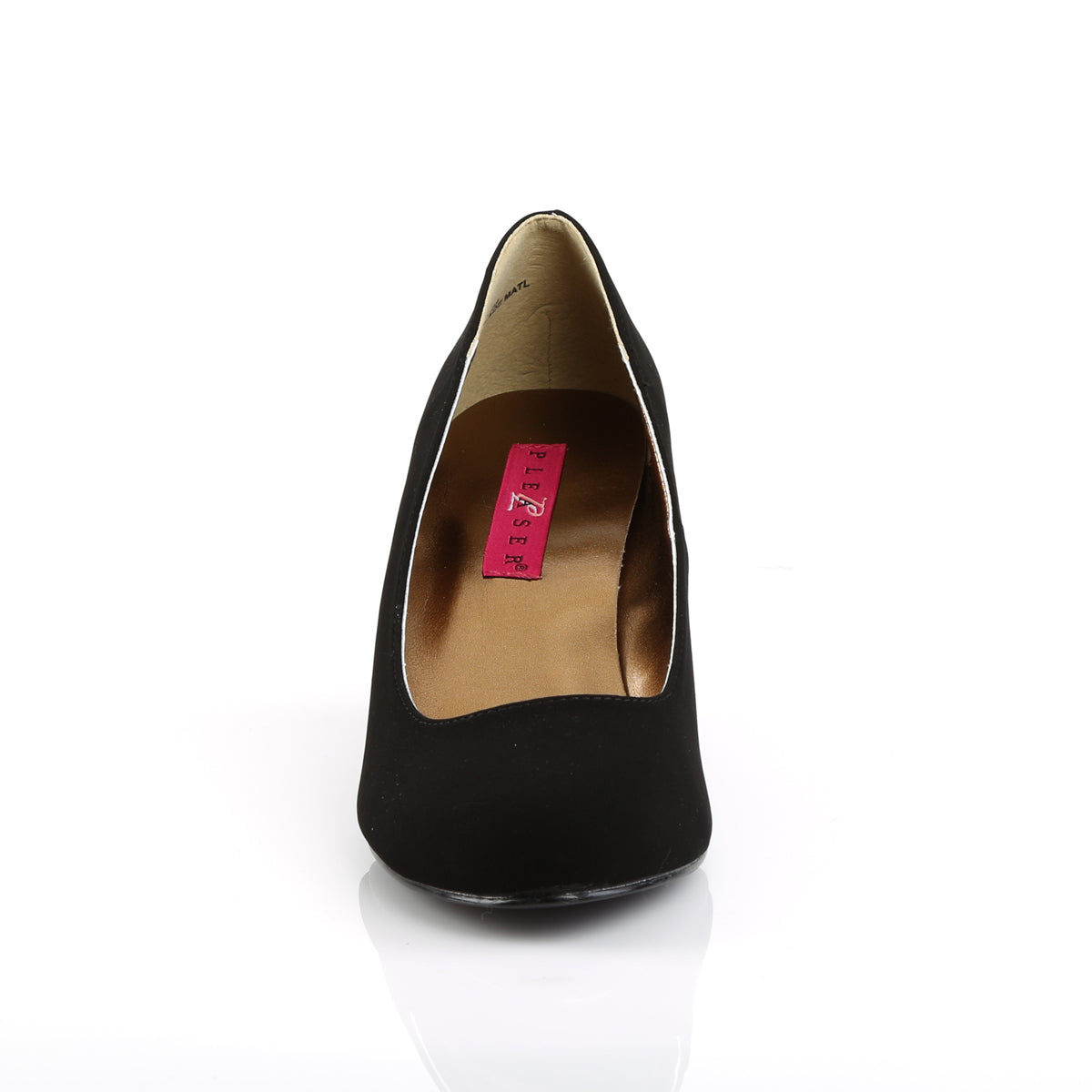 Pleaser Pink Label Pompe da donna KIMBERLY-08 Blk Nubuck Suede