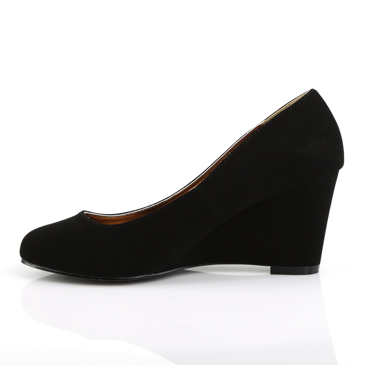 Pleaser Pink Label Pompe da donna KIMBERLY-08 Blk Nubuck Suede
