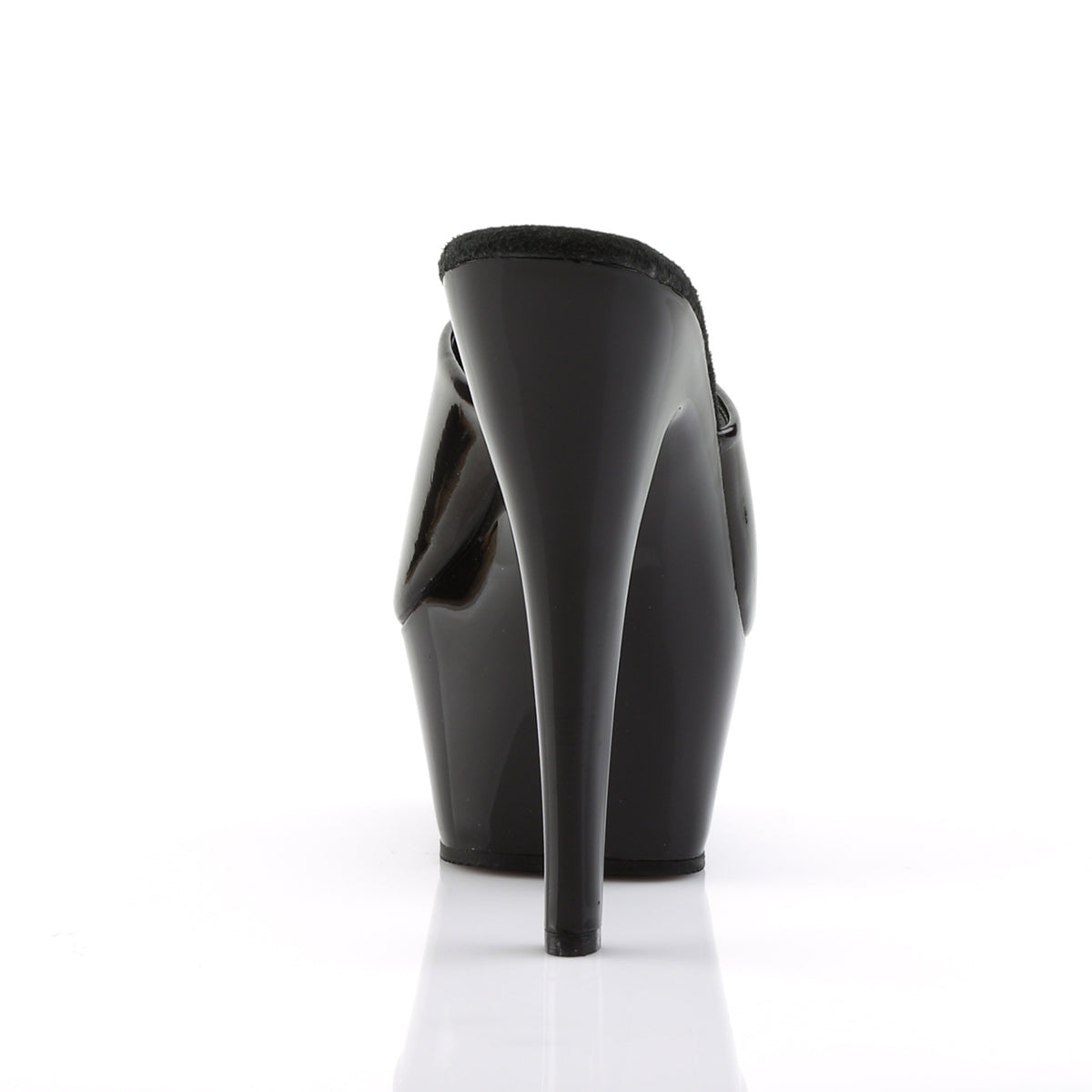 Pleaser Sandali da donna KISS-201 BLK PAT / BLK