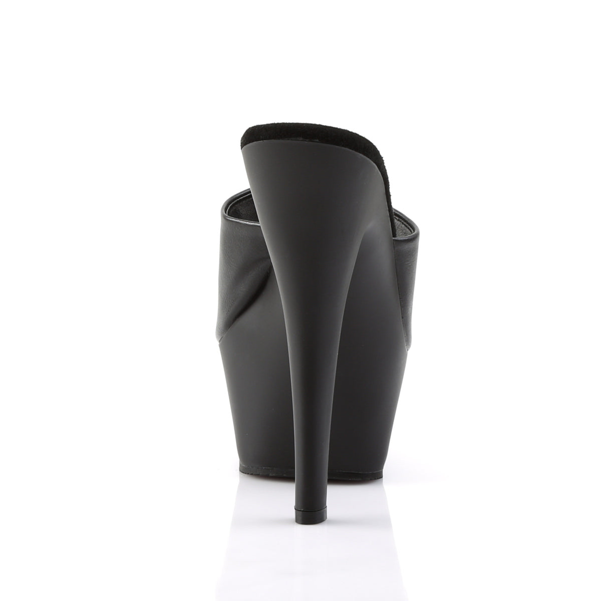 Pleaser Sandali da donna KISS-201 Blk in ecopelle / BLK opaco
