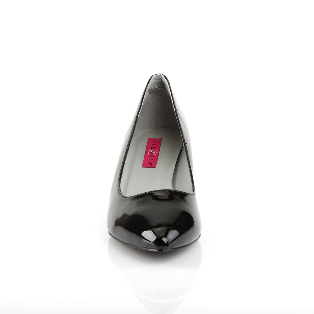 Pleaser Pink Label Pompe da donna Kitten-01 BLK PAT