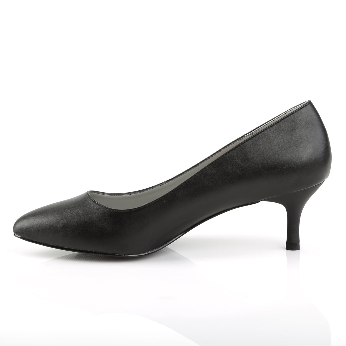Pleaser Pink Label Pompe da donna Kitten-01 Blk in ecopelle