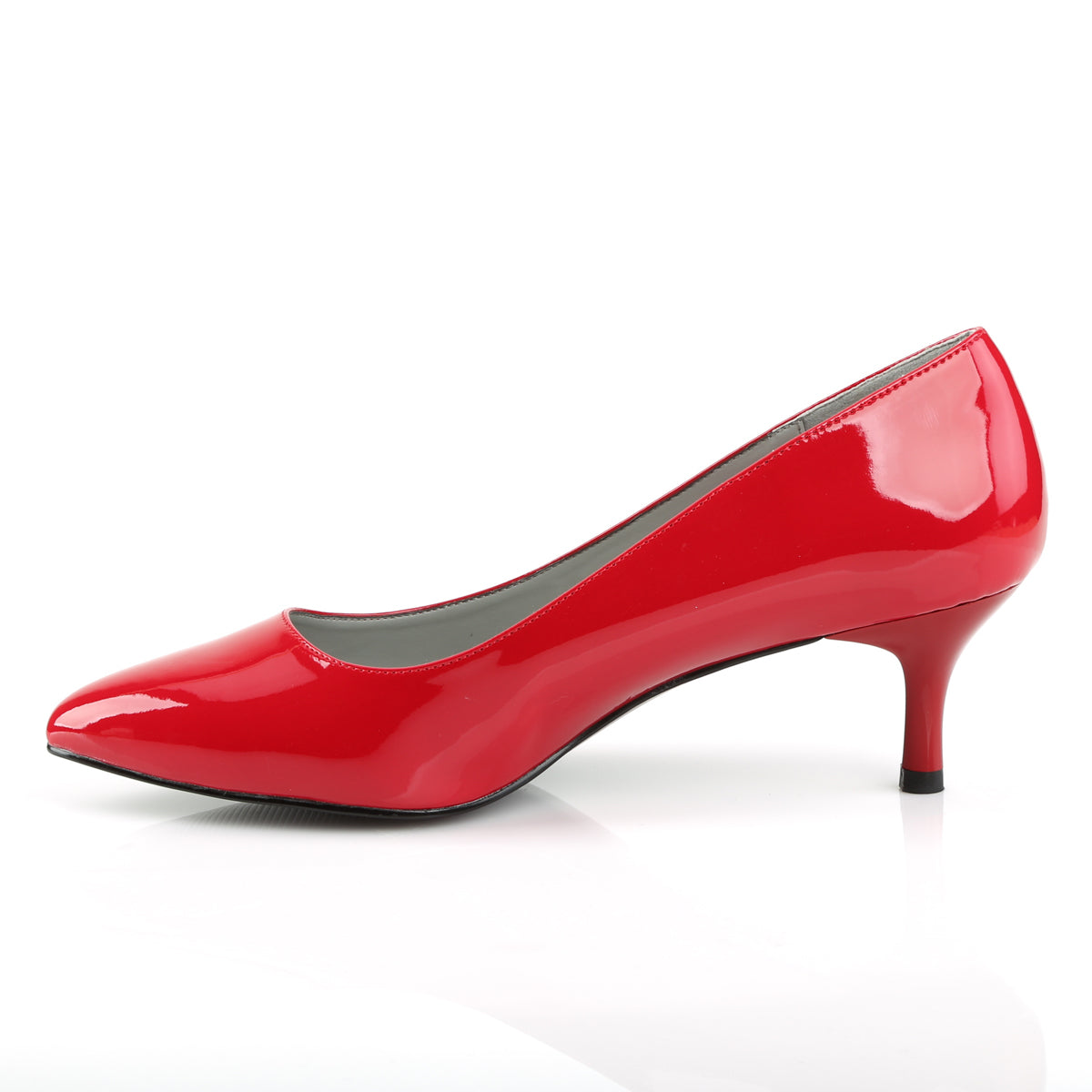 Pleaser Pink Label Pompe da donna Kitten-01 Pat rossa