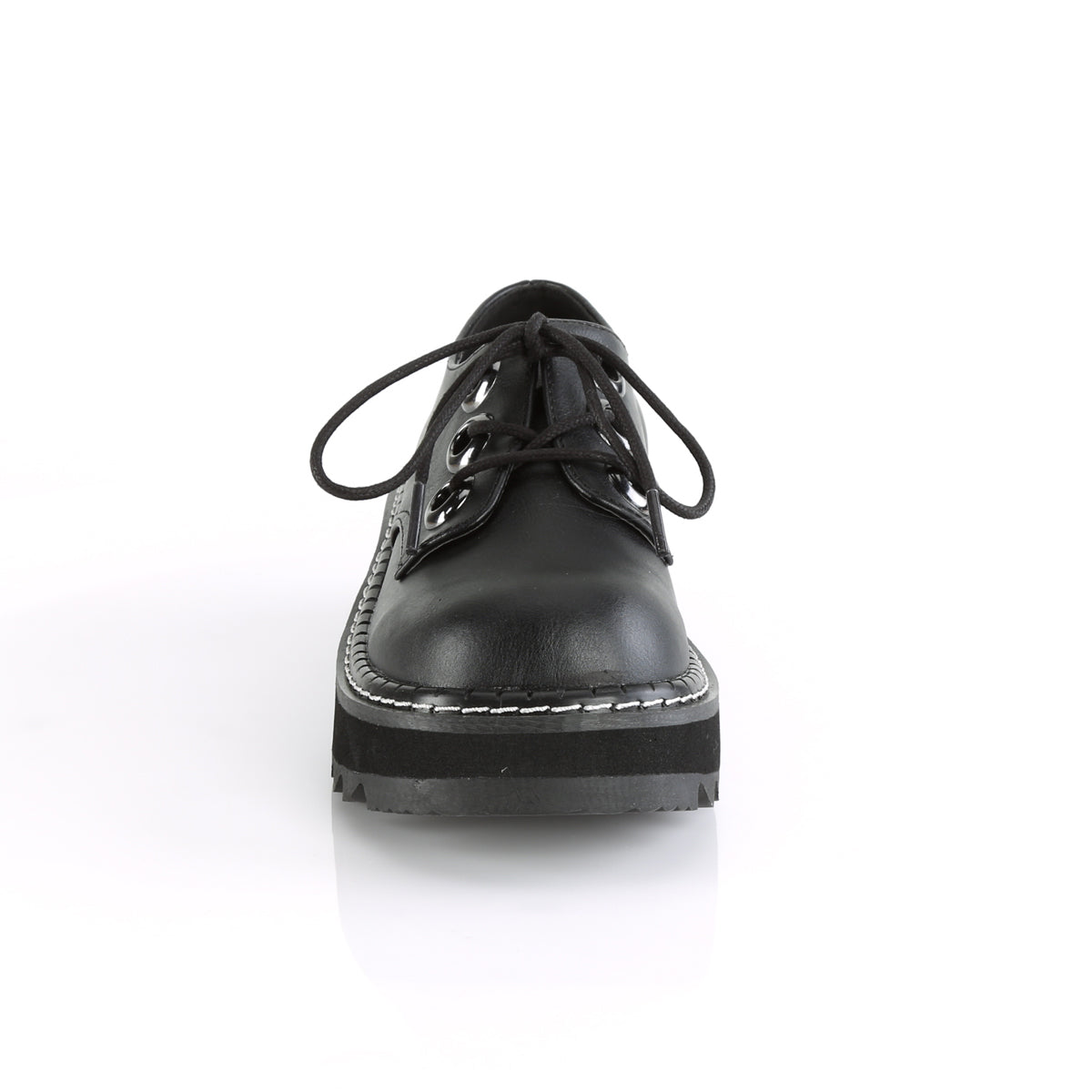 DemoniaCult Pompe da donna LILITH-99 pelle vegana BLK