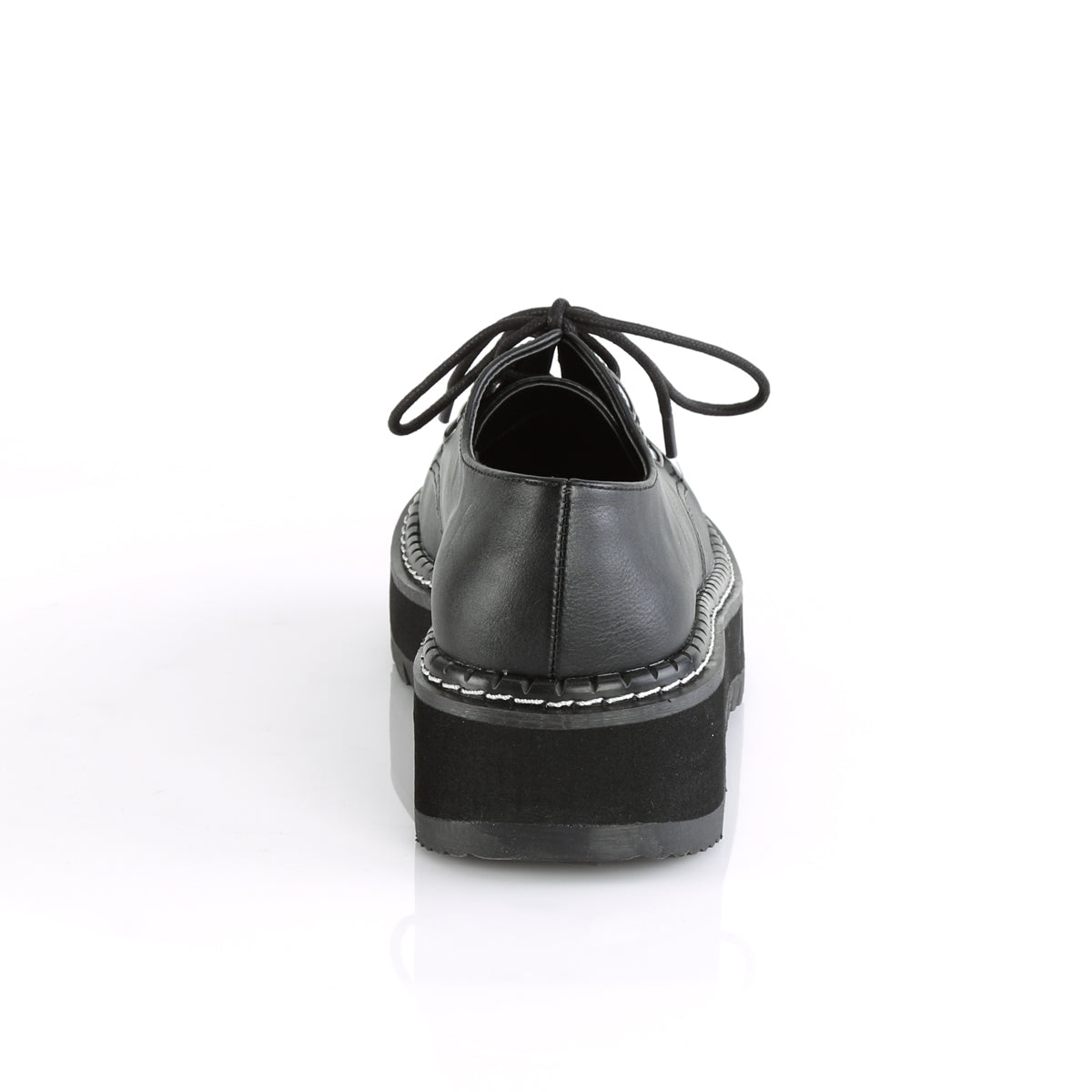 DemoniaCult Pompe da donna LILITH-99 pelle vegana BLK