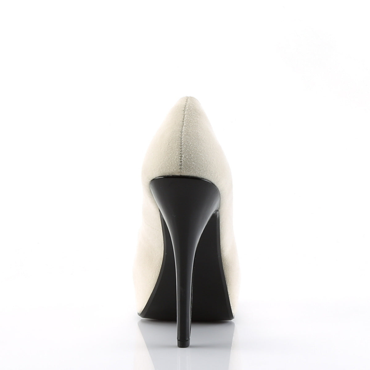 Pin Up Couture Womens Pumps LOLITA-10 Beige Suede Pu