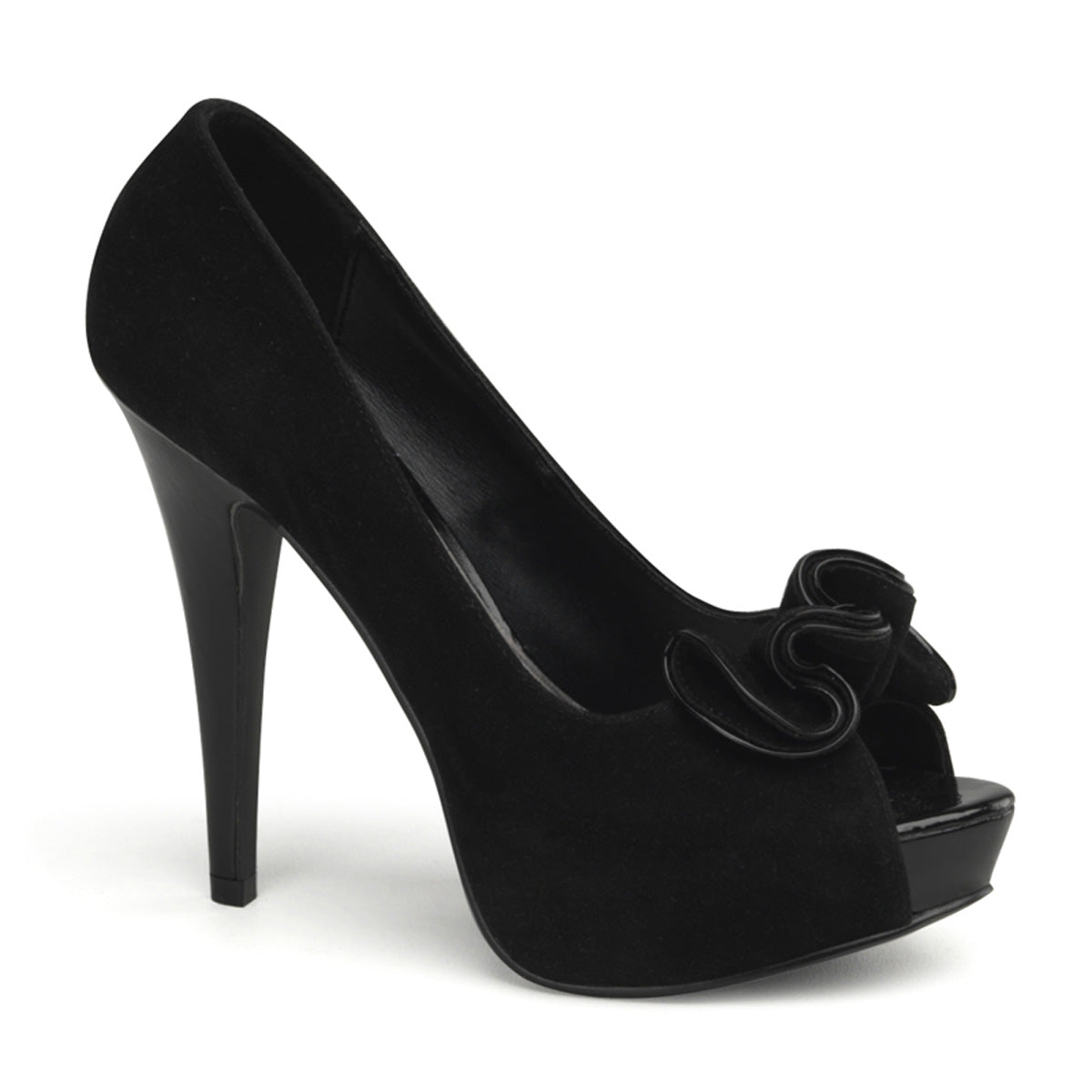 Pin Up Couture Pompe da donna LOLITA-10 BLK Suede PU