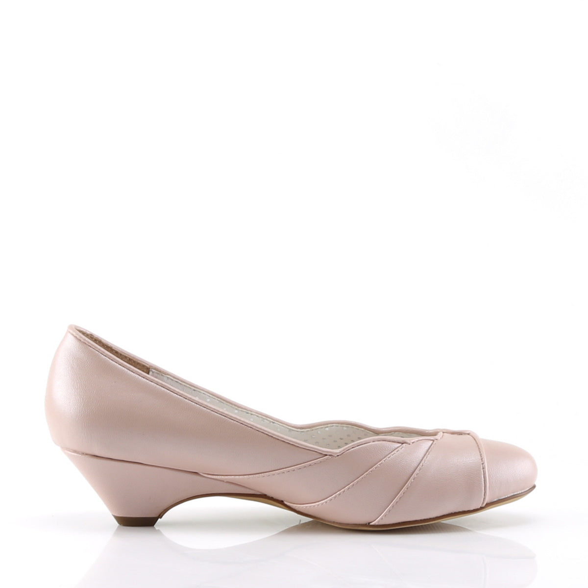Pin Up Couture Pompe da donna LULU-05 B. Pelle rosa ecopelle
