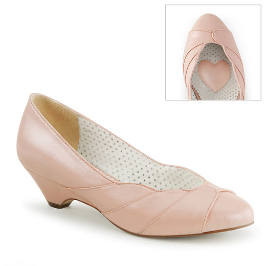 Pin Up Couture Pompe da donna LULU-05 B. Pelle rosa ecopelle