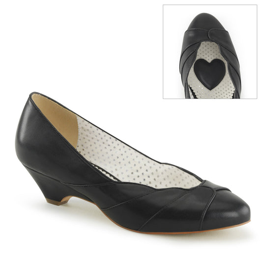 Pin Up Couture Pompe da donna LULU-05 Black Ecide Pelle