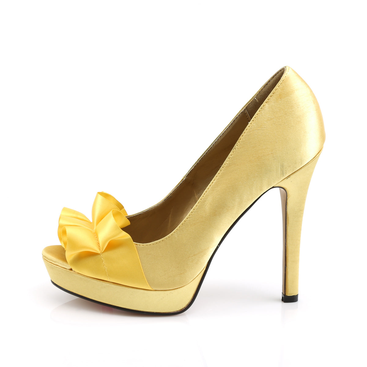 Fabulicious Pompe da donna LUMINA-42 raso giallo