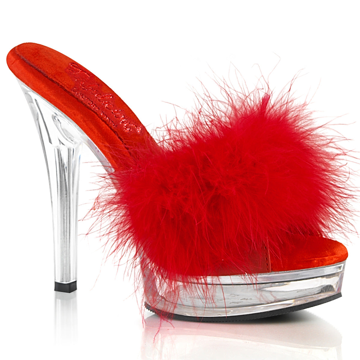 Fabulicious Sandali MAJESTY-501F-8 Rosso Pelliccia in ecopelle / CLR