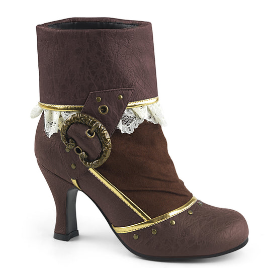 Funtasma Stivali da donna MATEY-115 Brown Distressed PU-Microfiber