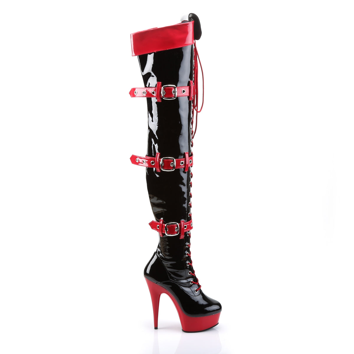 Funtasma Stivali da donna MEDIC-3028 BLK-RED PAT / RED