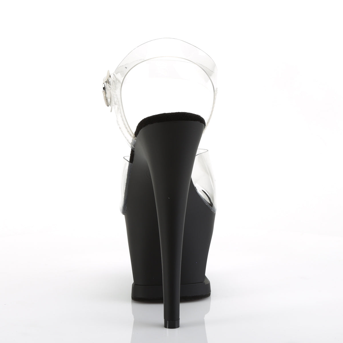 Pleaser Sandali da donna MOON-708 CLR / BLK opaco