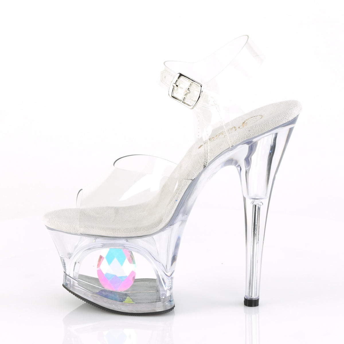 Pleaser Sandali da donna MOON-708Dia CLR / CLR