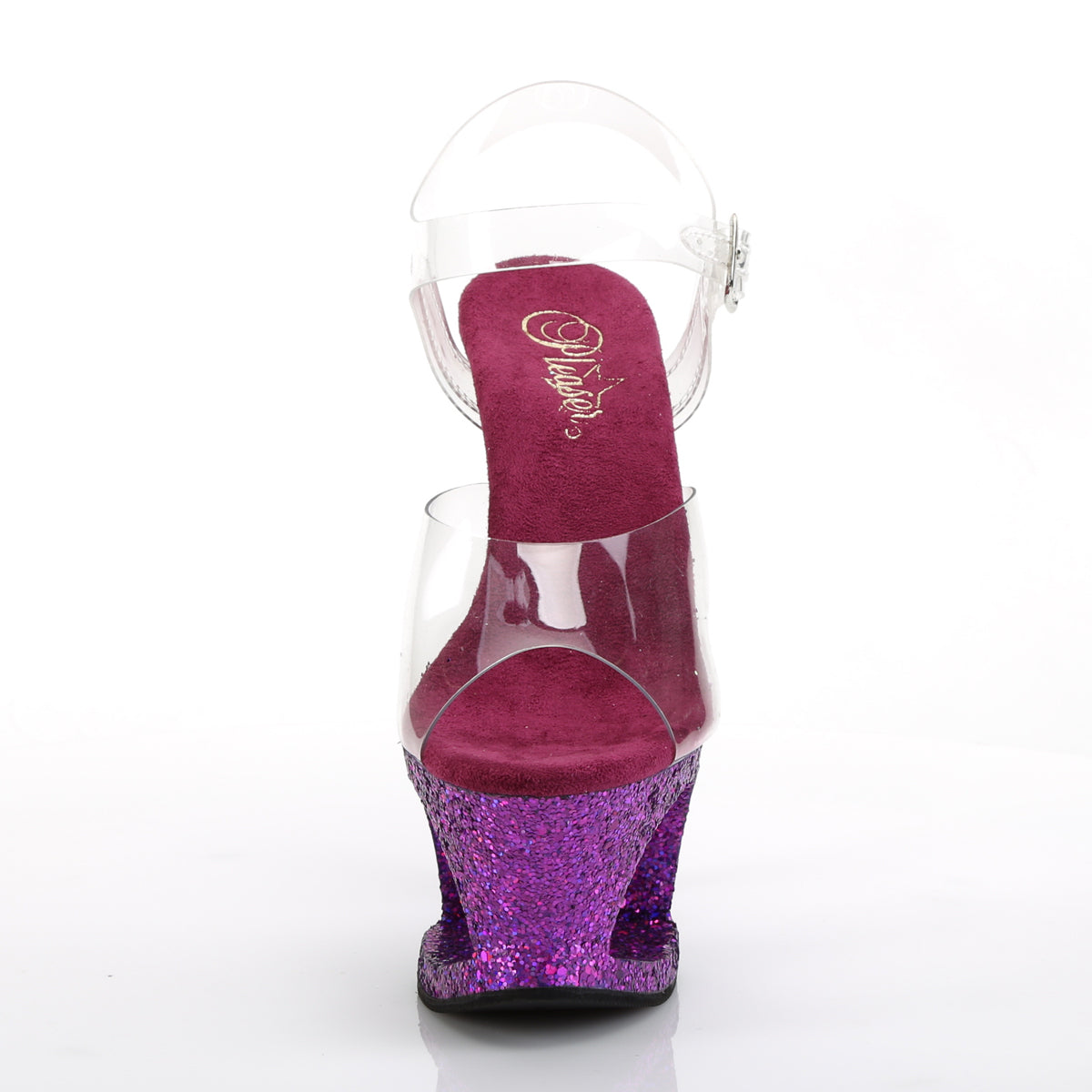 Pleaser Sandali da donna MOON-708lg CLR / viola multi glitter