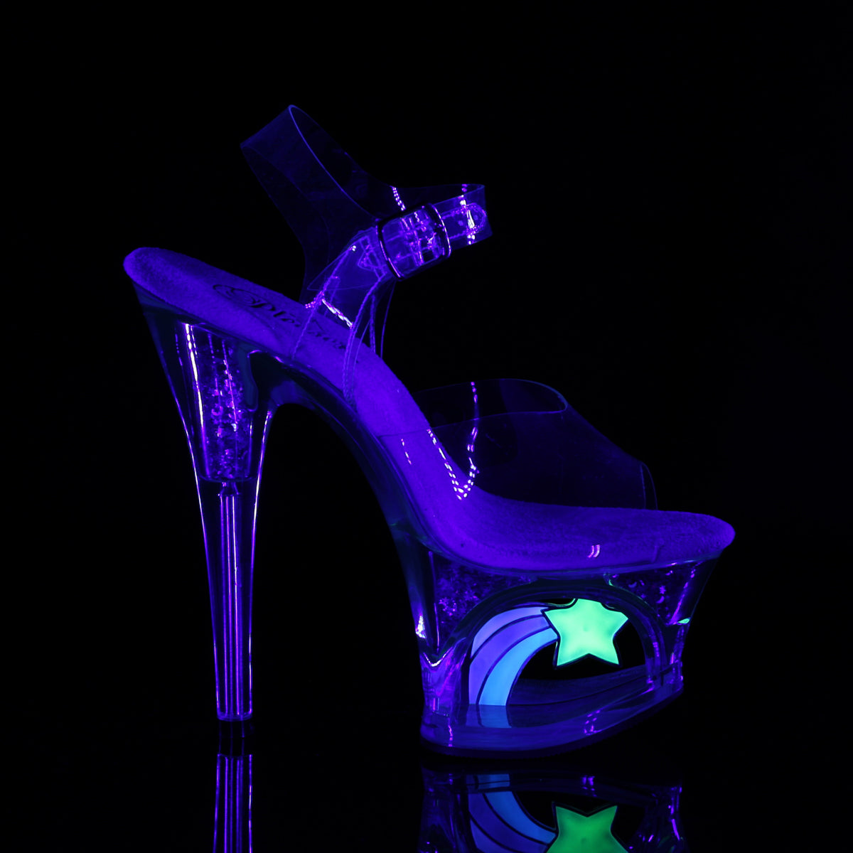 Pleaser Sandali da donna MOON-708rss CLR / CLR