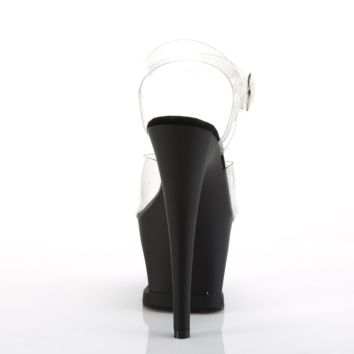Pleaser Sandali da donna MOON-708sk CLR / Blk Matte-Pypter