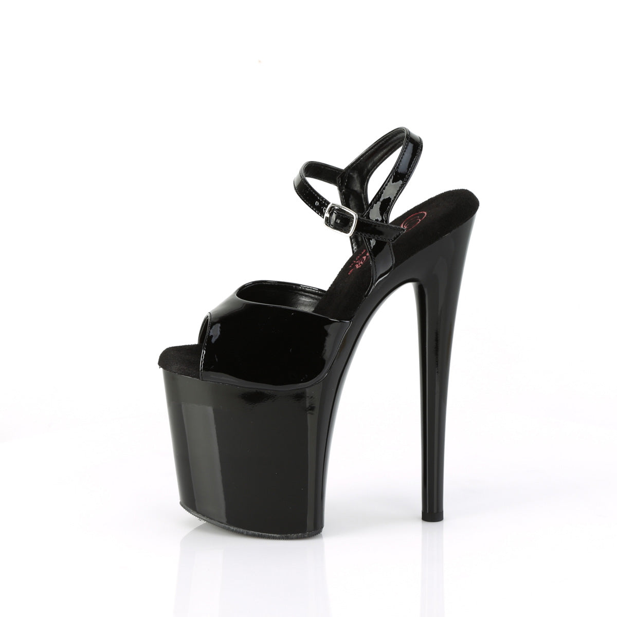Pleaser Sandali NAUGHTY-809 BLK PAT / BLK