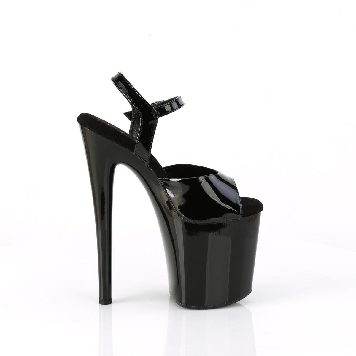 Pleaser Sandali NAUGHTY-809 BLK PAT / BLK
