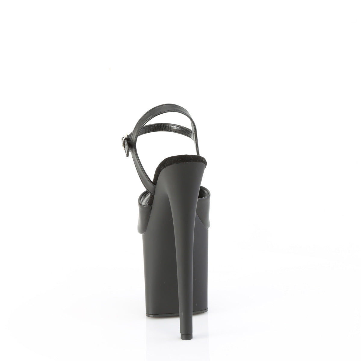 Pleaser NAUGHTY-809 blk in pelle finta/blk opaca