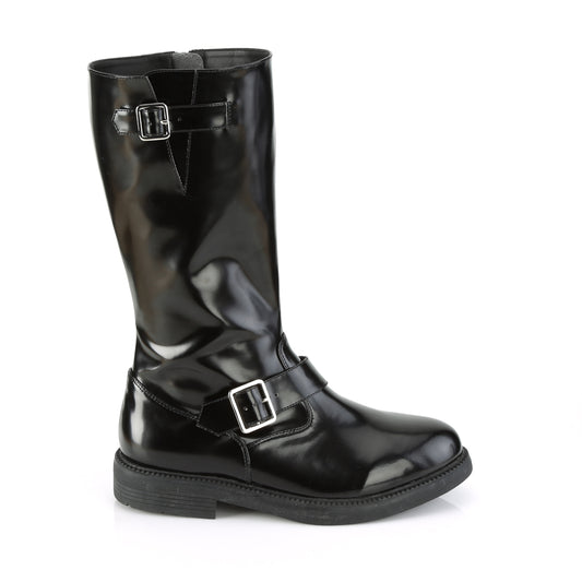 Funtasma Stivali da uomo OFFICER-201 Blk Nappa PU