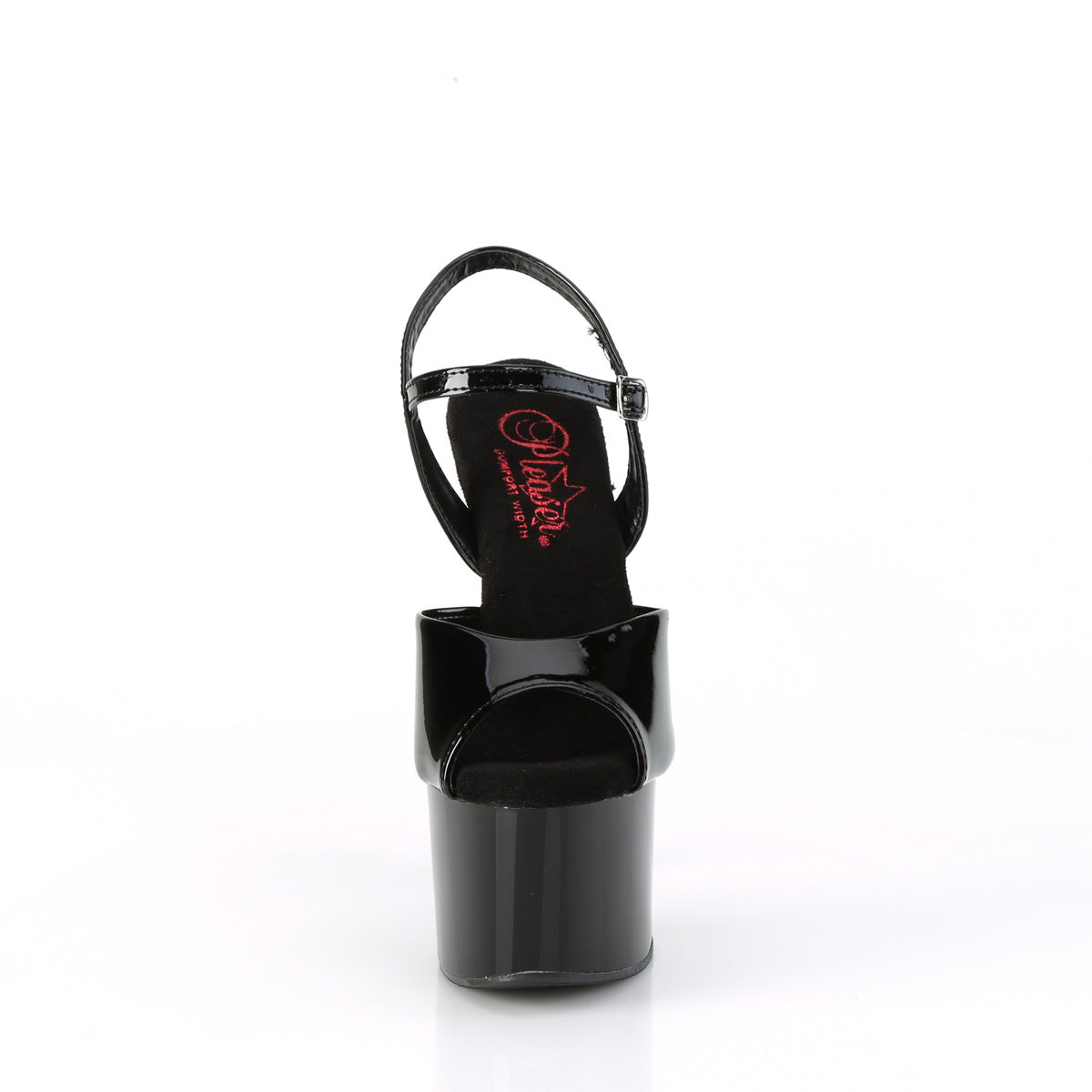 Pleaser Sandali PASSION-709 BLK PAT / BLK