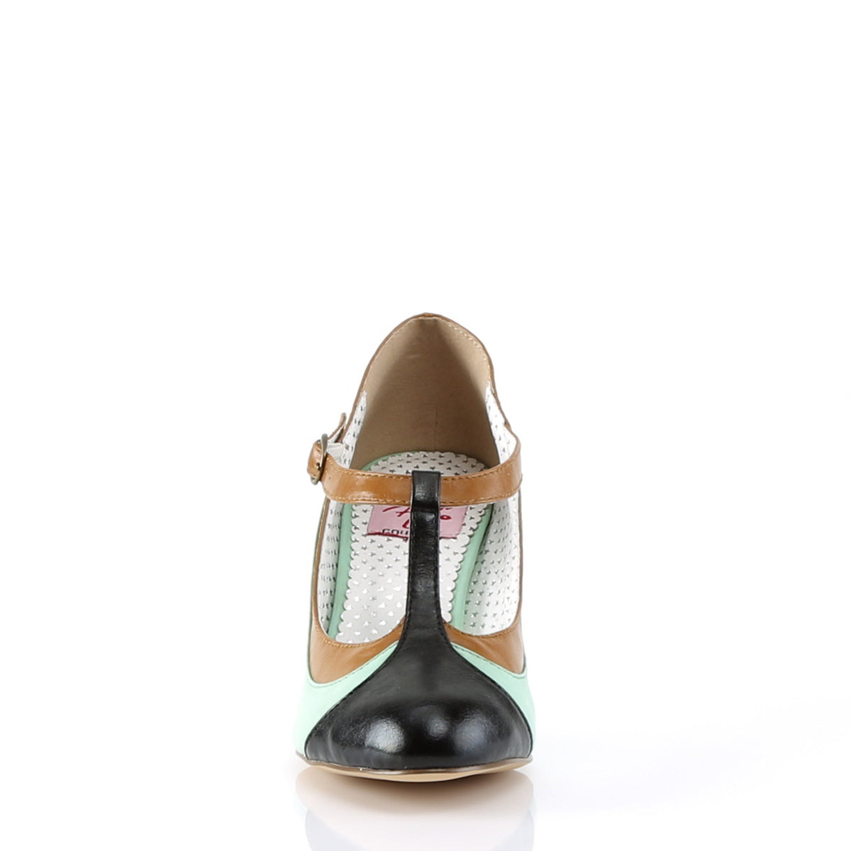 Pin Up Couture Pompe da donna PEACH-03 MINT MULTI PELLE PELLE