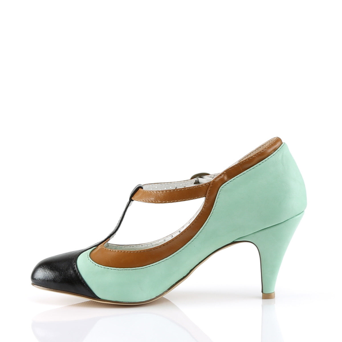 Pin Up Couture Pompe da donna PEACH-03 MINT MULTI PELLE PELLE