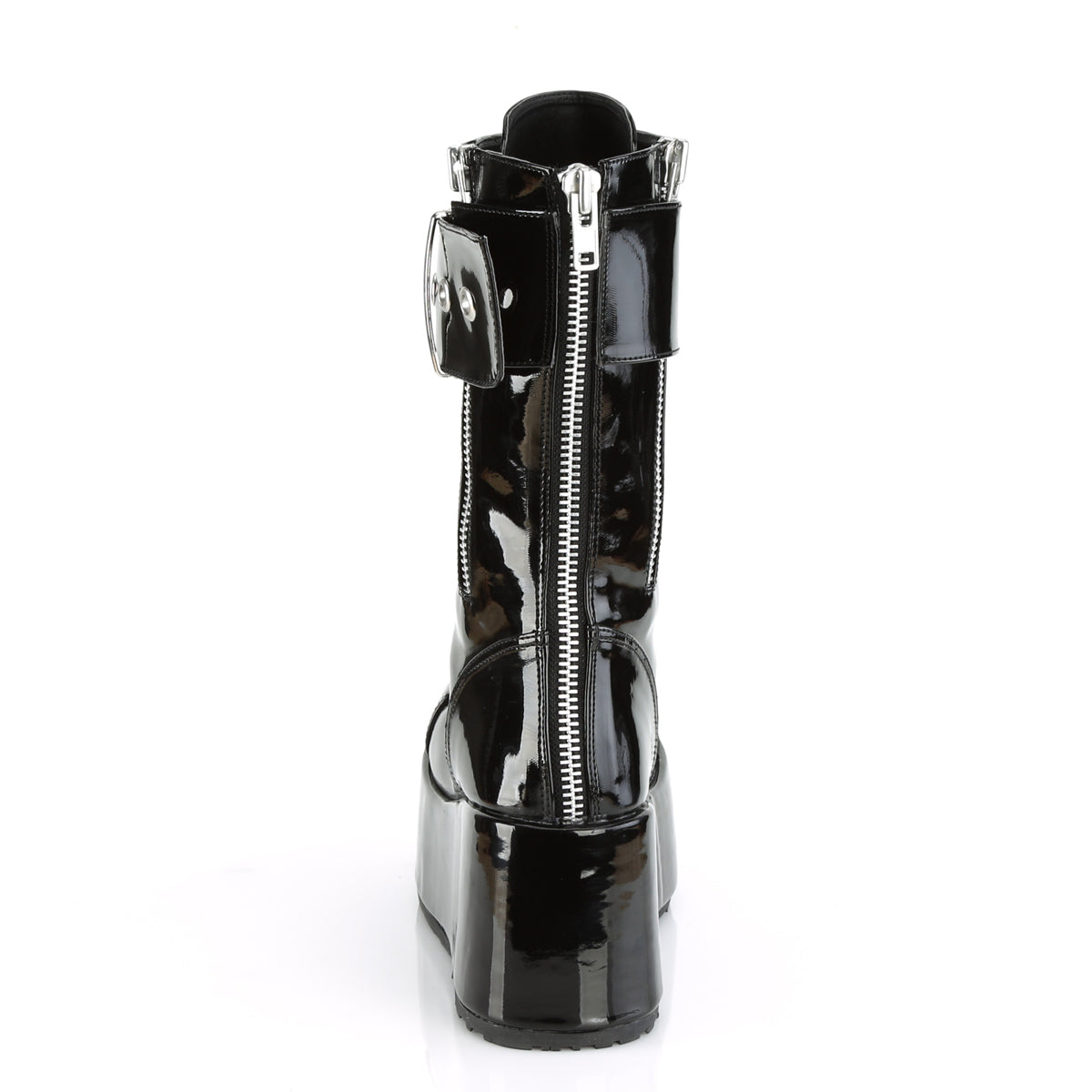 DemoniaCult Stivali da uomo PETROL-150 blk pat