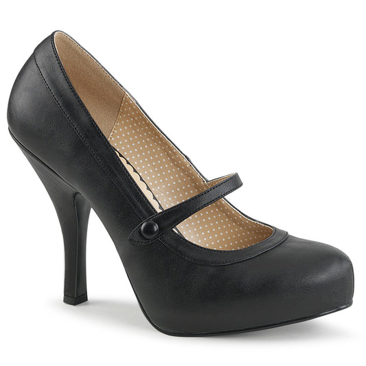 Pleaser Pink Label Pompe da donna PINUP-01 Blk in ecopelle
