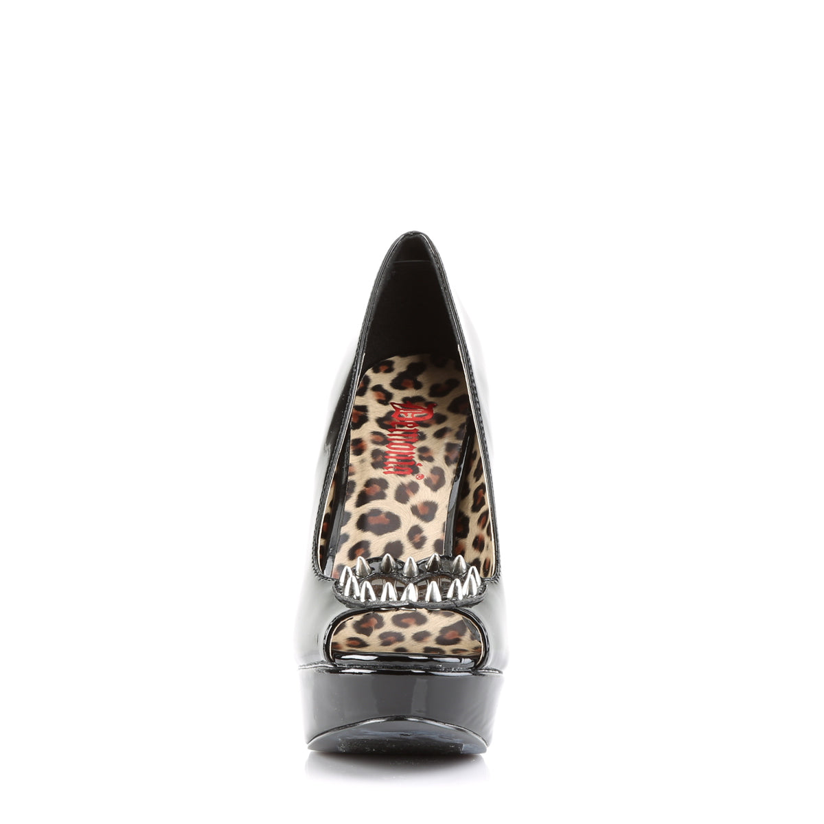 DemoniaCult Pompe da donna PIXIE-17 blk pat-pvc