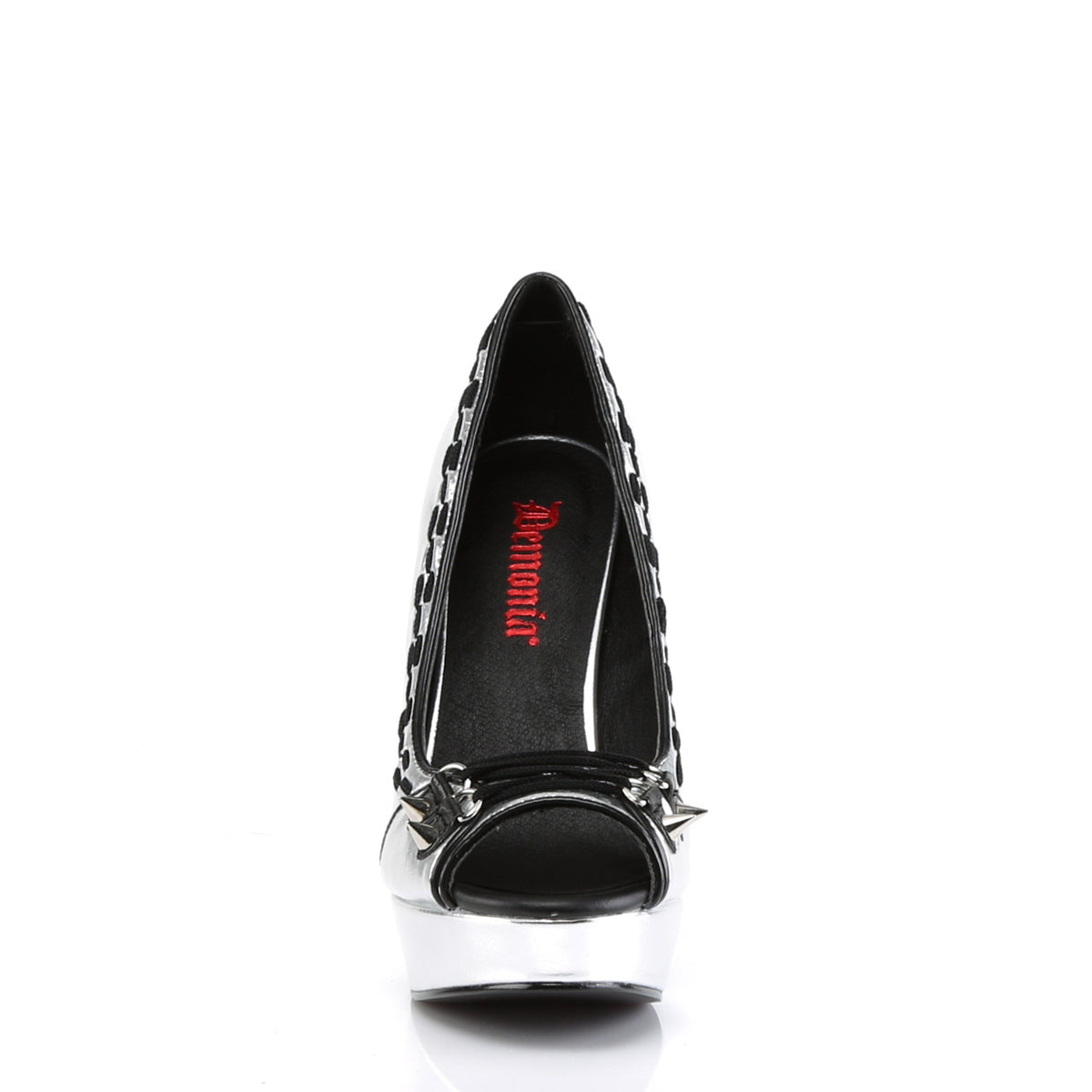 DemoniaCult Pompe da donna PIXIE-18 pelle vegana SLV