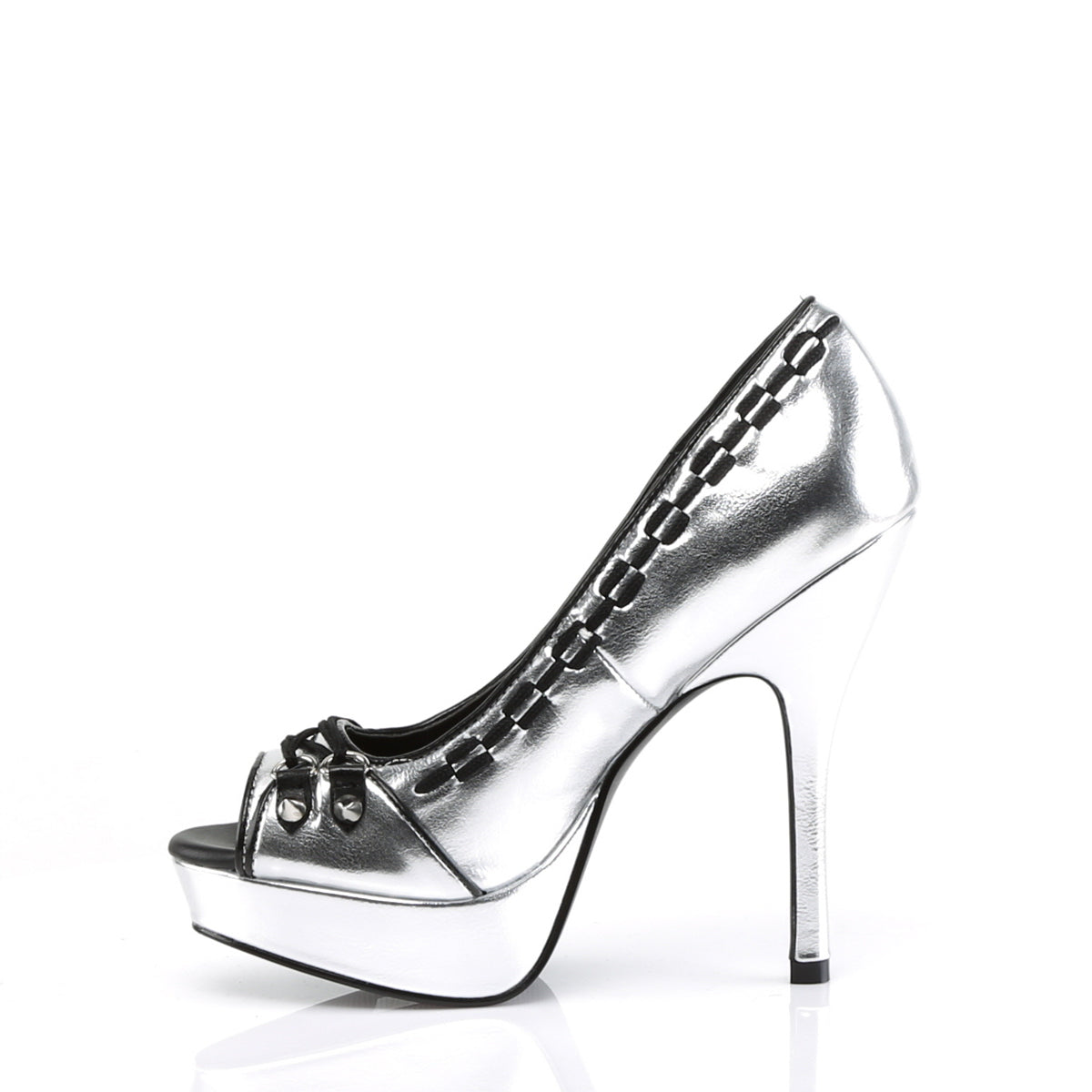 DemoniaCult Pompe da donna PIXIE-18 pelle vegana SLV