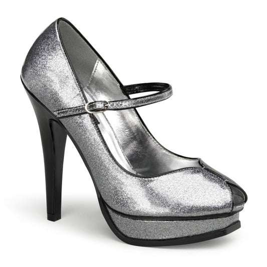 Pin Up Couture Pompe da donna PLEASURE-02G SLV Pearlized GLTR PAT