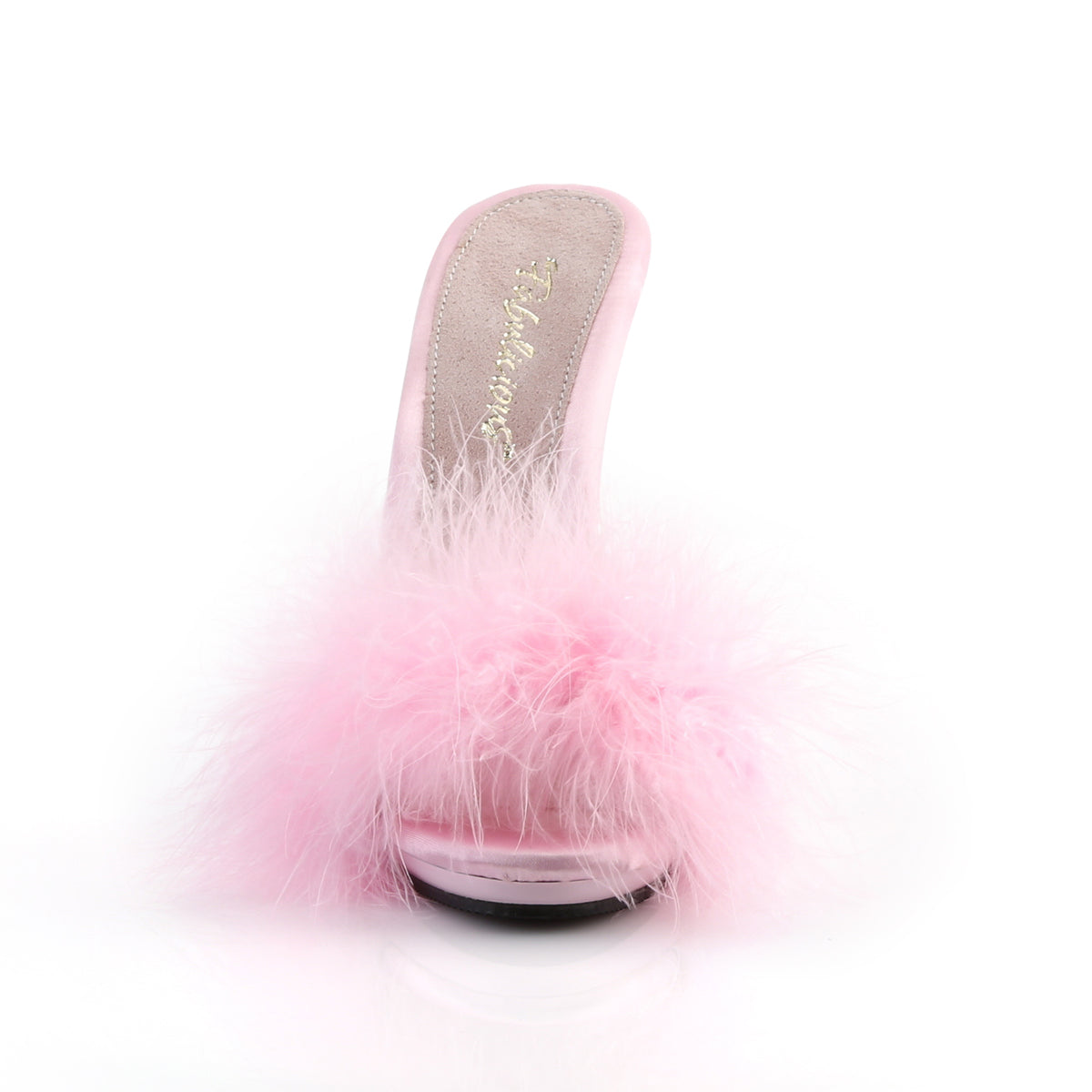 Fabulicious Sandali da donna POISE-501f B. Pelliccia rosa Satin-Marabou / B. Rosa