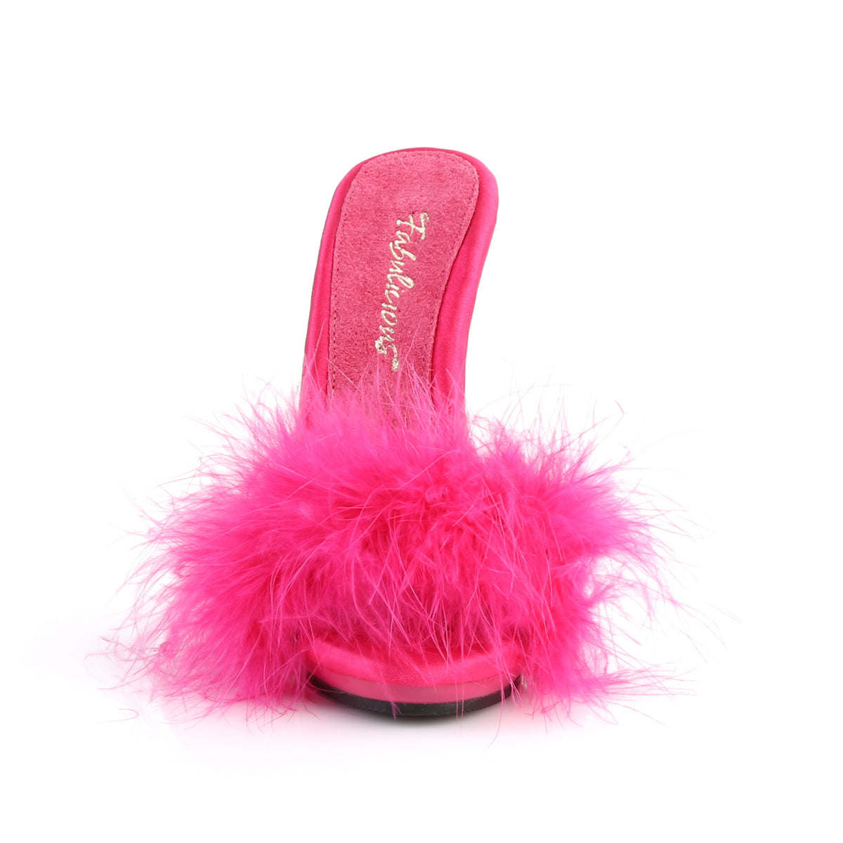 Fabulicious Sandali da donna POISE-501F H. Pelliccia rosa satinata-marabou / h. Rosa