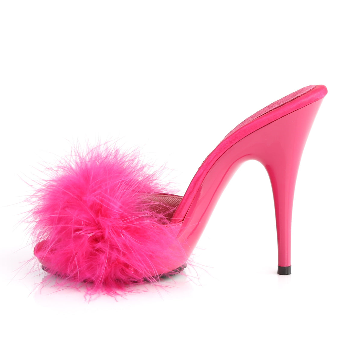 Fabulicious Sandali da donna POISE-501F H. Pelliccia rosa satinata-marabou / h. Rosa